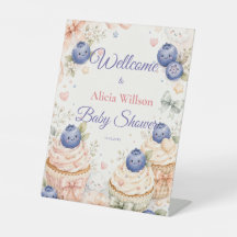 Grillige Blauwe Bes Baby Shower