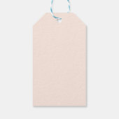 Grillige bloeiende boom cadeaulabel (Achterkant)