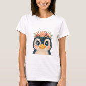 grillige bloeipinguïn t-shirt (Voorkant)
