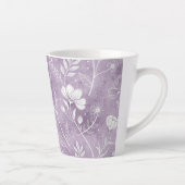 Grillige Bloem Latte Mok (Rechts)