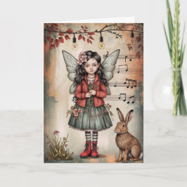 Grillige Bloemen Beurkaart Kaart