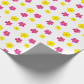 grillige bloemen cadeaupapier (Hoek)