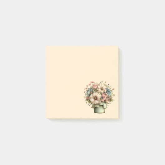 Grillige Bloemen in een Pot Cute Post-it® Notes (Voorkant)