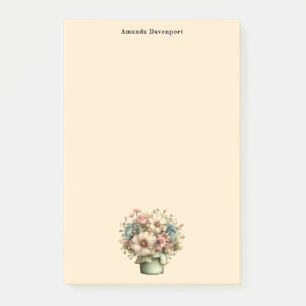 Grillige Bloemen in een Pot Cute Post-it® Notes