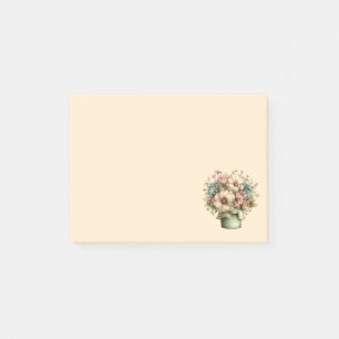 Grillige Bloemen in een Pot Cute Post-it® Notes
