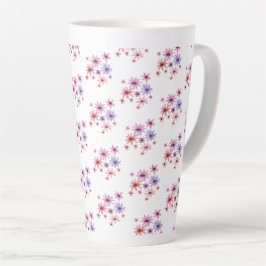 Grillige Bloemen Latte Mok