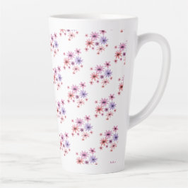 Grillige Bloemen Latte Mok