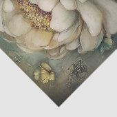 Grillige Bloemen & Libelle Ephemera Decoupage Tissuepapier (Detail)