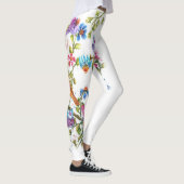 GRILLIGE BLOEMEN MET EEN GELE VOGEL LEGGINGS (Rechts)