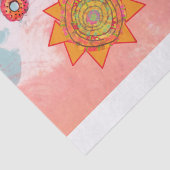 Grillige Bloemen Tissuepapier (Detail)