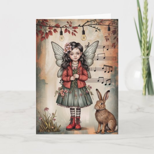 Grillige Bloemenbeurs Verwelkomingskaart Kaart (Voorkant)