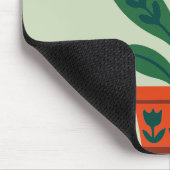 Grillige bloemendragonfly ontwerp muismat (Hoek)