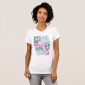 Grillige Bloemige Moeder  T-shirt (Voorkant volledig)
