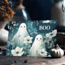 Grillige Bloemige Spoken Halloween