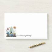 Grillige Bloempotten Ik Had Liever Getuinierd Post-it® Notes (Op bureau)