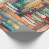 Grillige boeken inpakpapier (Hoek)