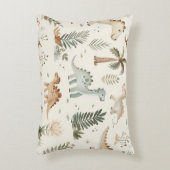 Grillige Boho Jungle Dinosaurus Patroon Accent Kussen (Voorkant(Verticaal))
