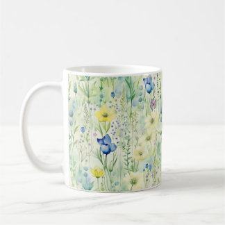 grillige Boho Wildflower Floral Pastel Koffiemok