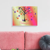 Grillige Boom Canvas Afdruk (Insitu (Woonkamer))