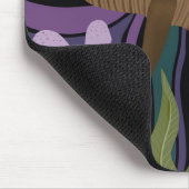 Grillige boomkikker en paddenstoelen muismat (Hoek)