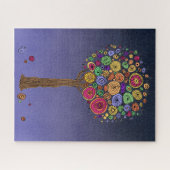 grillige boompuzzel legpuzzel (Horizontaal)