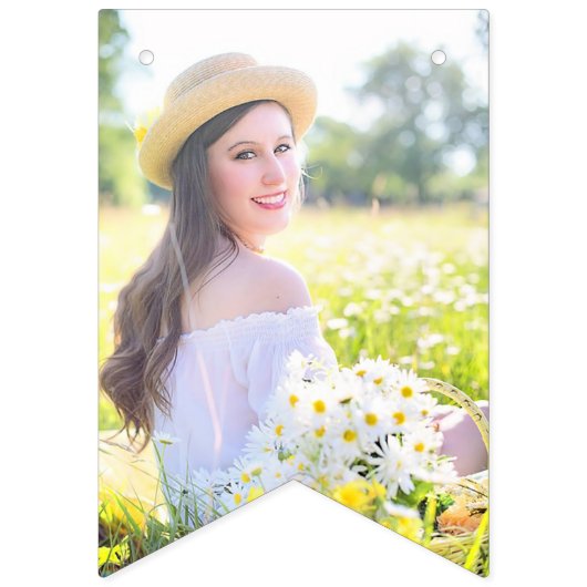 Grillige bordeauxrode bloem gotische bruidsdouche vlaggetjes (Tweede vlag)