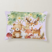 grillige bosdieren accent kussen (Achterkant)