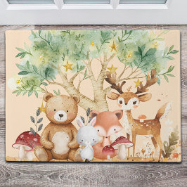 grillige bosdieren deurmat