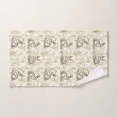 grillige boskonijnen bad handdoek (Handdoek)