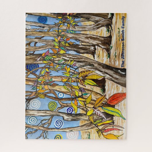 grillige bospuzzel legpuzzel (Verticaal)