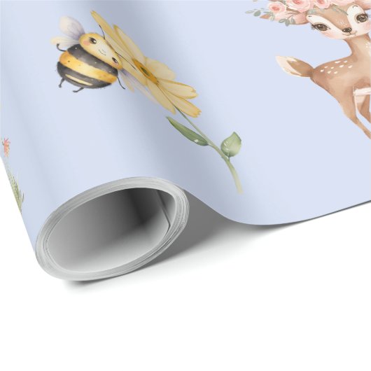 grillige bosrijke fauna cadeaupapier (Rol Hoek)