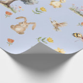 grillige bosrijke fauna cadeaupapier (Hoek)