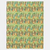 Grillige Bosvrienden Fleece Deken (Voorkant)