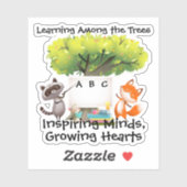 Grillige bosvrienden sticker (Vel)