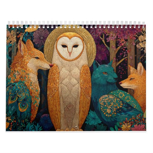 grillige boswezens kalender (Hoes)
