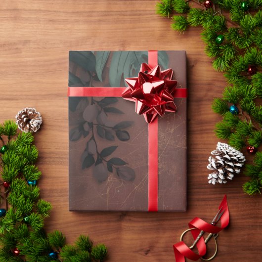 Grillige botanische elegantie cadeaupapier (Feestdagen Geschenken)