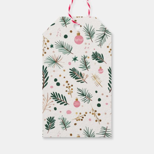 grillige botanische gewoonte cadeaulabel (Achterkant)