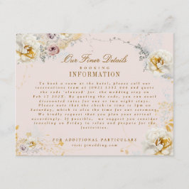 grillige botanische krans romantische bruiloft boh informatiekaartje