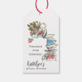 Grillige Bruilofts-Thee Feestje  Cadeaulabel (Voorkant)