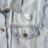 Grillige bug badge, bug thema speld/badge/knop ronde button 3,2 cm (In situ)