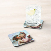 grillige buitenaardse Romance Bier Onderzetter (Rechterzijde)