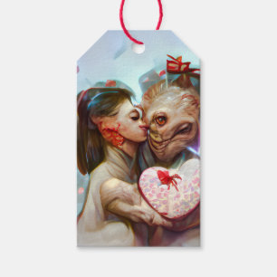 grillige buitenaardse Romance Cadeaulabel
