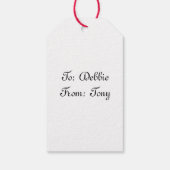 grillige buitenaardse Romance Cadeaulabel (Achterkant)