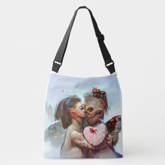 grillige buitenaardse Romance Crossbody Tas (Voorkant)