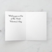 grillige buitenaardse Romance Feestdagen Kaart (Binnen)