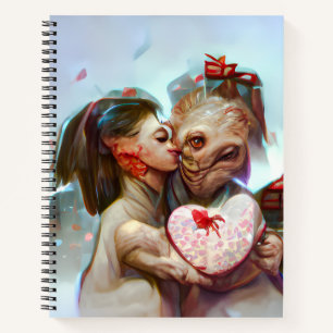 grillige buitenaardse Romance Notitieboek