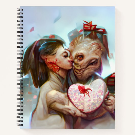 grillige buitenaardse Romance Notitieboek (Voorkant)