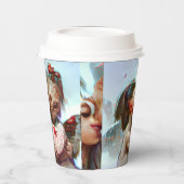 grillige buitenaardse Romance Papieren Bekers (Links)