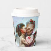 grillige buitenaardse Romance Papieren Bekers (Achterkant)