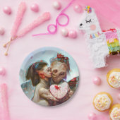 grillige buitenaardse Romance Papieren Bordje (Feest)